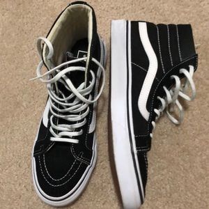 High top Black vans